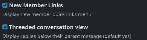 After the change - normal checkboxes